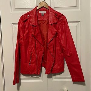 Kenneth Cole Reaction Lightweight Leather Jacket